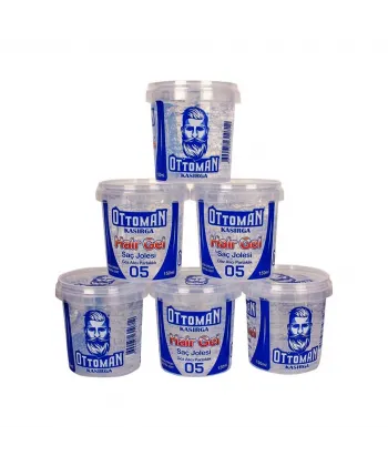 Ottoman Kasırga ( 150ml ) ( Şeffaf ) ( Extra Sert ) Saç Jölesi*6x16