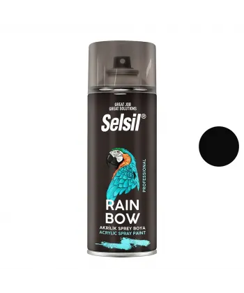 Selsil Tab-428 ( Siyah Mat ) Sprey Boya ( 400ml )*12x1