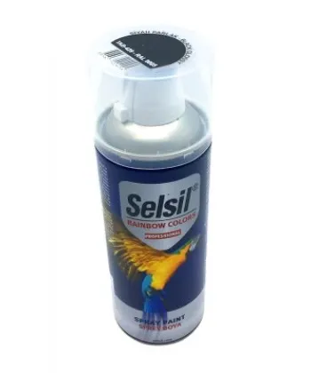 Selsil Tab-429 ( Siyah ) Parlak Sprey Boya 400ml*12x1