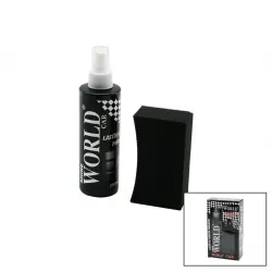 Shıne World Car ( Lastik & Tampon ) Parlatıcı Sprey Seti ( Plastik Şişe ) ( 250ml ± %10 ) ( Parlatma Süngeri )*24