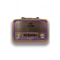 Ahşap Görünümlü Nostaljik Radyo Yage YG-300