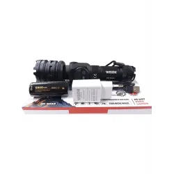 Wıson WS-6868 2500 lümen 25 wat 5000 mah Pil Şarj Edilebilir Uzun Menzilli El Feneri