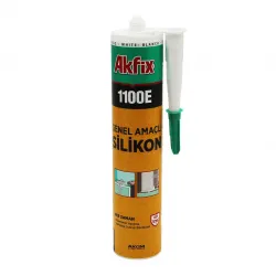 Akfix Sa-142 1100e ( Beyaz ) Genel Amaçlı Üniversal Silikon 280 Gr*24=k