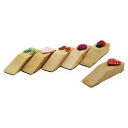 Balsa Group ( Süslü ) Ahşap Kapı Stoperi ( Uğur Böcek & Kelebek & Kalpli ) ( Pvc Kutu )*50x12