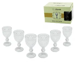 Barotti Dmr-9140 ( 6pcs ) Kahve Yanı ( Cam ) Bardak*24=k