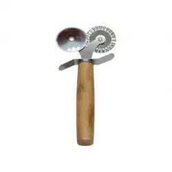 Baysa-676 ( Çift Başlı ) ( Ahşap Saplı ) Hamur Pizza Ruleti*240