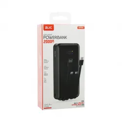 Blic Bpb-6 ( 20.000mah ) ( 3in1=usb-a & Usb-c Lıghtnıng & Mıcro Çıkış ) Powerbank ( Dijital Şarj Göstergesi ) ( 2.1a )*40