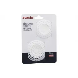 Burçin ( 2pcs ) Plastik Küvet Lavabo ( Süzgeç )*30x10