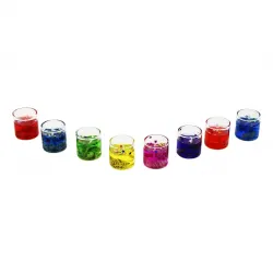 Egonex BAROTTİ DMR-9727 ( 8PCS ) ( JEL & MİNİ CAM KAVANOZ ) MUM*24X5