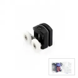 Egonex ER-CELL SİYAH DUŞAKABİN TEKERİ*8X100