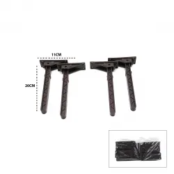 Egonex İBİCO-979 ( KAHVERENGİ ) SOFRA AYAK ( KOMPLE PLASTİK ) ( 20CM ) ( AÇ KAPA )*4X50