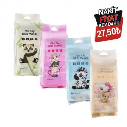Enfa Enf-2000 ( Mini ) Cep Islak Mendil ( Mix ) ( 14x15cm ) ( 8pcs X 8 Pkt=64pcs )*60=k