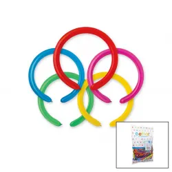 Gemar-d4 Sosis Uzun Balon #080 ( 2 & 5cm & 100pcs )*1x100