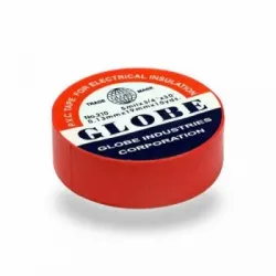 Globe ( Lüx ) ( Kırmızı ) Elektrik Bantı*10x50