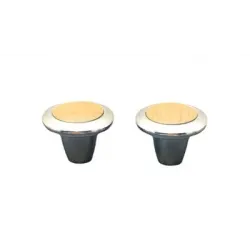 İbico-912 Metal No-8 Krom Mix Düğme Kulp*25x8