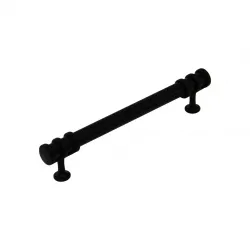 İbico-952 ( 16cm ) ( Yüzük Siyah & Kulp Siyah ) Boru Çekmece Kulp*10x5