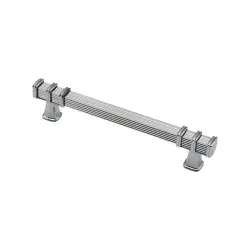 İbico-969 ( 12.8cm ) ( Yüzük Krom & Kulp Krom ) ( Kare ) Çekmece Kulp*10x5