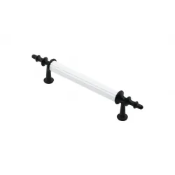 İbico-973 ( 9.6cm ) ( Beyaz & Siyah ) Boru Kulp*10x5