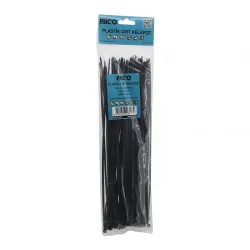 İbico İ13-017 ( Siyah ) ( 3.6x300mm ) Plastik Cırt Kelepçe ( 100pcs )*200