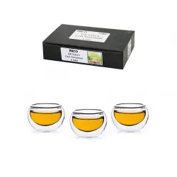 İbico İ22-146 ( 6pcs ) ( Düz Cam ) ( Çift Cidarlı ) Sosluk & Lokumluk ( 50 Ml )*30=k