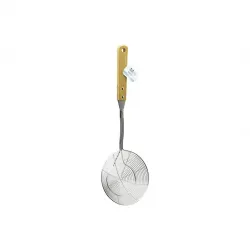 İbico İ22-289 ( 14cm ) ( Bambu Saplı ) Çelik Metal Kevgir*12x10