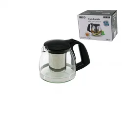 İbico İ22-351 ( 700ml ) ( Cam ) Demlik ( Çelik Süzgeçli & Plastik Kulp & Kapak & Krom Çerçeve )*60