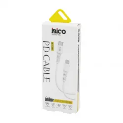 İbico İb-1004 ( Type-c To=( İphone ) ( Kablo ) ( 20w ) ( Hızlı ) Telefon Şarj & Data Kablosu=1mt ( 3400ma )*10x1