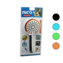 İbico K13-041 (orta Boy) (yuvarlak& Bombeli=10.7cm) Duş Başlık (kademeli)(krom Gövde& R.kenar)(vakumlu)(sap:13cm)*77