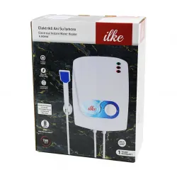 İlke Il-2024/02 Elektrikli Şofben (7500w) (3 Kademeli Isı Ayarı) (7 Emniyet Sistemi) (duş Başlık--askı & Hortum & Aparat)*6