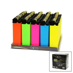 Koko-401 Premıum ( Renkli ) Taşlı Cep Çakmak*50x20