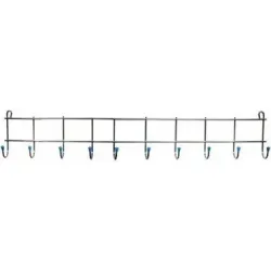 Kral Kr-07 Metal 10 Kollu Düz Duvar Askısı*12x12