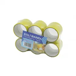 Krt-1010 Packaging Tape ( 43mm X 20yds ) ( Şeffaf ) Koli Bantı*12x12