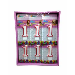 Ksmart K-5511 Rakamlı Doğum Günü Mumu*36x20