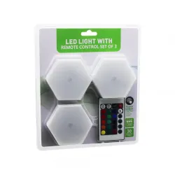 Led Lıght Wıth ( 3pcs & 6gen & Rgb ) ( Kumandalı & Pilli & Dokunmatik ) Lamba Seti ( 6led )*80