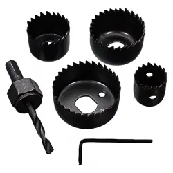 Lenox Lnx-120 ( 6pcs ) Buat Açma Panç Seti ( 32-38-44-54mm & 3/8 Hex & Anahtar )*100