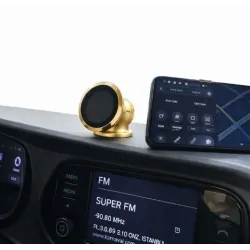 Metal Telefon Tutucu Torpidoya Yapışan Mıknatıslı