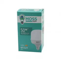 Moss Lıght Ms-3099 ( 50w ) ( Torch ) Led Ampul Plastik (e27) (4500lumen L175°) (5000 Saat Ömür) (ıp20) (185-265v (ac) )*30
