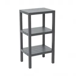 Ombeg Om-0390-3102 ( 3 ( Düz ) Raflı & Gri ) Modüler Ünite Plastik*8