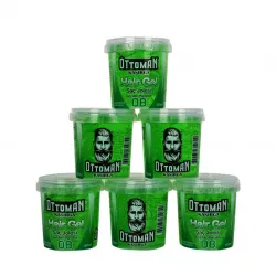 Ottoman Kasırga ( 150ml ) ( Yeşil ) ( Ultra Güçlü ) Saç Jölesi*6x16