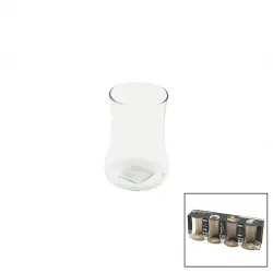 Pablıto Home Pbt-380 ( 4pcs ) Cam Çay Bardak ( 180ml )*18=k
