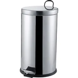 Pedallı-709 ( 16lt ) Krom Metal Çöp Kovası 709*4