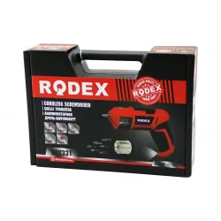 Rodex Rdx-331 (şarjörlü Model) (12pcs Bits Uç) (şarjlı) Vidalama& Tornavida (rpm 230)(3.6v Dc-1.5a Li-ıon)(1/4 6.35mm)(pls.çanta)*4