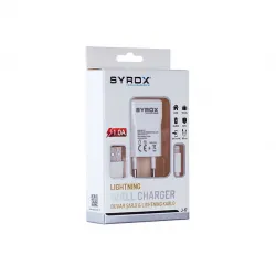 Syrox Syx-j17 İphone ( Usb ) Set Lıghtnıng Ev Şarj Aleti 1.0a*200