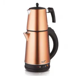 Teba Th-334 Cm 1500 W Çelik 1.8 Lt Elektrikli Çay Makinesi Rose