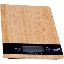 Techfit Tf-1007 Dijital Bambu Mutfak Terazi Tartı ( 5kg )*24