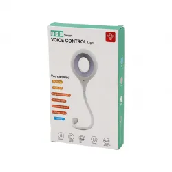 Usb Smart Voıce Control Light (sesli Işık Ayarlı) (mini) Yuvarlak (usb) 16 Ledli Lamba (akrobat Kollu) (2w) (5v-0.5a)*200