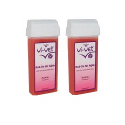 Vi-vet Roll-on Yoğun Pudralı Kartuş Sir Ağda 100ml*12x2