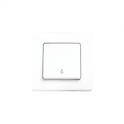 Viko-91400003 Linnera S ( Lıght & Çerçeveli ) Tekli Anahtar ( Beyaz )*12x10
