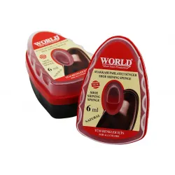 World ( Hazneli ) ( 6ml ) Ayakkabı Parlatıcı Sünger*6x16