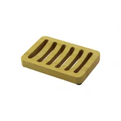 Yakut-10586 Ahşap Bambu ( Katı ) Sabunluk ( 8.5x12.5cm )*200